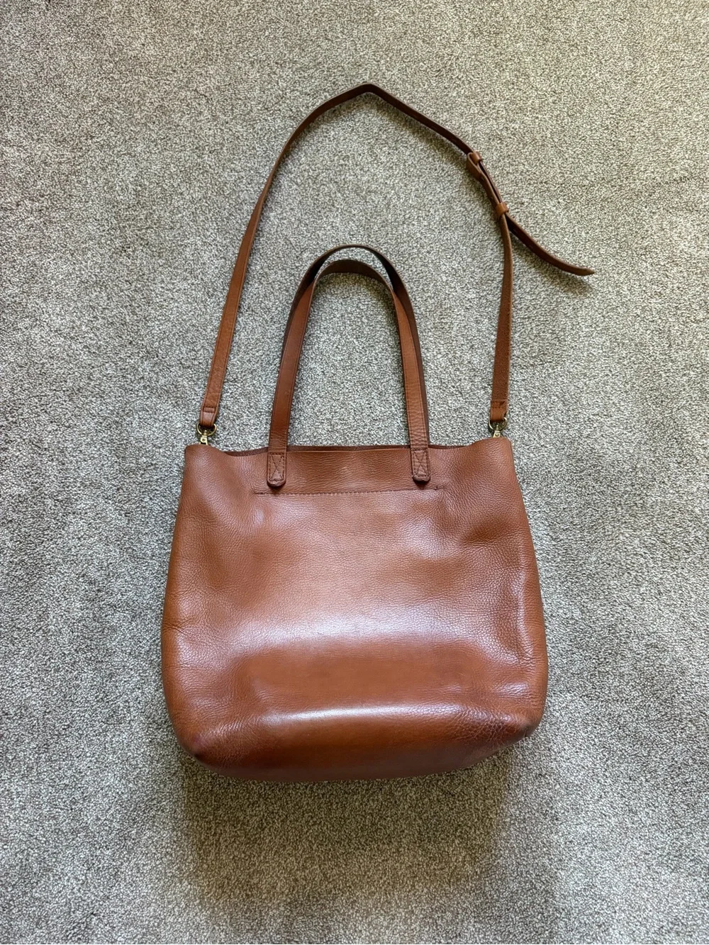 Madewell Medium Transport Leather Tote